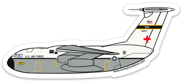 C-141 Starlifter POW Sticker