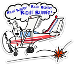 C-150 Right Rudder!!!  Sticker