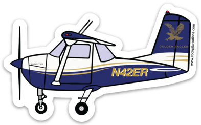 C-150 Embry-Riddle 42ER Sticker – Cockpit Creations