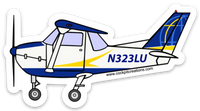 C-150 LaTourneau University Sticker