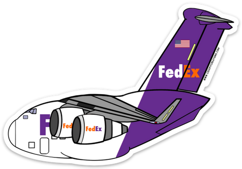 C-17 FedEx Sticker