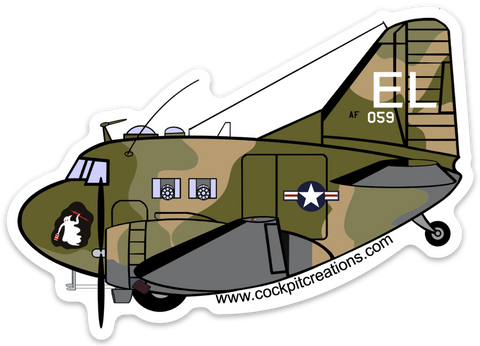 C-47 "Spooky" Sticker