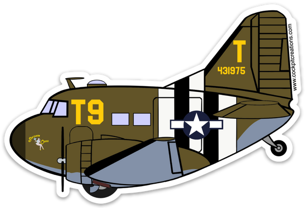 C-47 Southern Cross Sticker