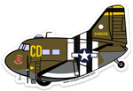 C-47 Betsey's Biscuit Bomber Sticker