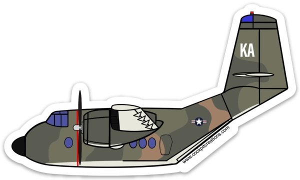 C-7A Caribou Sticker