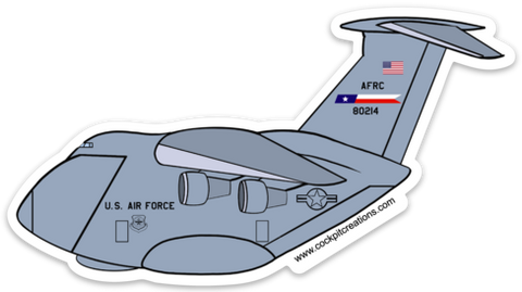 C-5 Kelly AFB Sticker