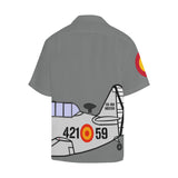 T-6 Spanish CAF Dulcinea Grey Hawaiian Shirt