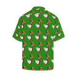 Duck Professional Aviator Green Hawaiian Shirt...Shipping Included!!!