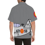 T-6 Spanish CAF Dulcinea Grey Hawaiian Shirt