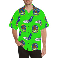 97th Airlift Sq Neon Green Hawaiian Shirt...Shipping Included!!!