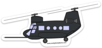 CH-47 Chinook Night Stalker Sticker