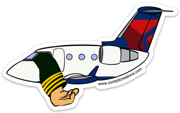 CRJ Knuckle Dragger Sticker