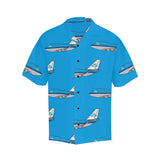 KLM Hawaiian Sky Blue Hawaiian Shirt