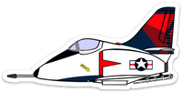 A-4 Skyhawk Mother D (no tank) Sticker