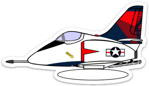 A-4 Skyhawk Mother D Sticker