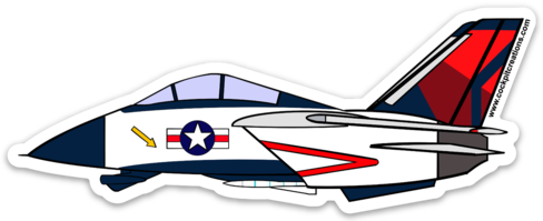 F-14 Mother D Sticker