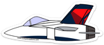 F-18 Mother D Sticker