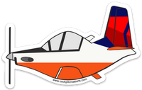 T-6 Texan II Navy Mother D Sticker
