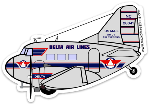 DC-3 Mother D Sticker