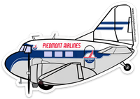 DC-3 Piedmont Airlines Sticker