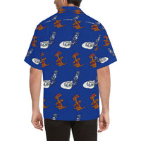 97th Roos Blue Hawaiian Shirt...Shipping Included!!!