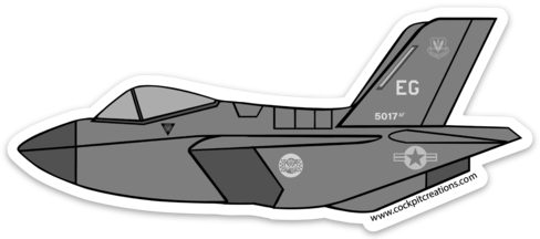 F-35 A 58th Fighter Squadron Sticker