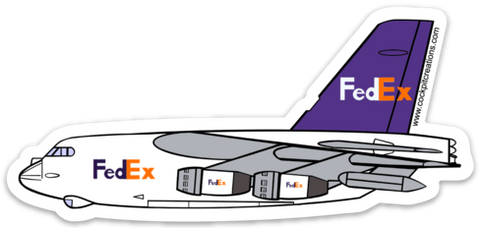 B-52 FedEx Sticker