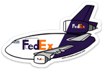 DC-10 FedEx Sticker