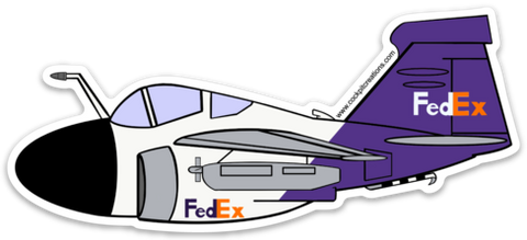 A-6 FedEx Prowler Sticker