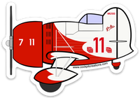 Gee Bee Racer Sticker