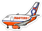 Hooters Air 737-300 Sticker