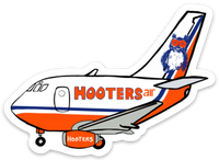 Hooters Air 737-300 Sticker