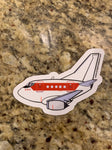 737 Janet Alien Sticker