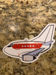 737 Janet Sticker