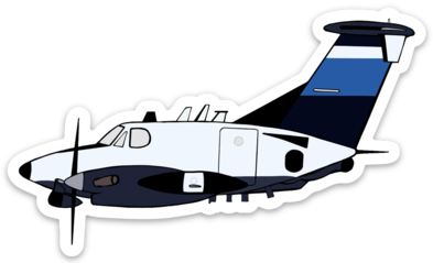 RC-12X jetBlue Sticker