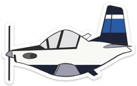 Jetblue T-6 Texan II Sticker-Large