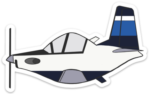 Jetblue T-6 Texan II Sticker-Large