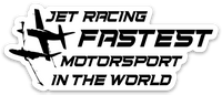 Jet Racing Fastest Motorsport in the World Sticker