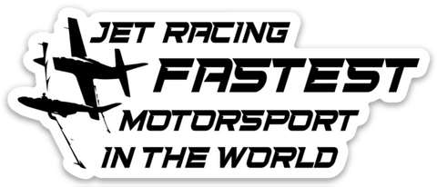 Jet Racing Fastest Motorsport in the World Sticker