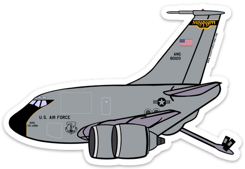 KC-135 MS ANG Sticker