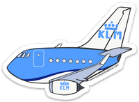 KLM 737 Sticker