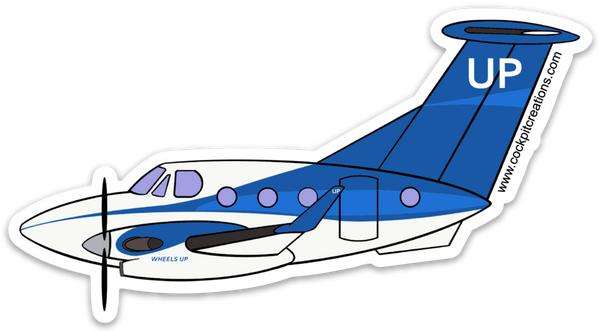 UP King Air Sticker