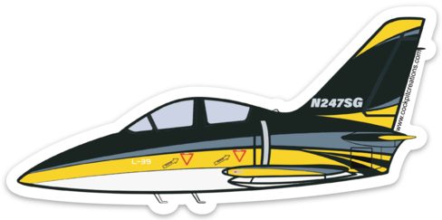 L-39 Tumbling Goose Sticker