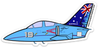 L-39 Blue Ice Sticker