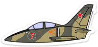 L-39 Sarance Camo 7 Sticker