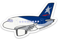 A 320 LAN Chile Sticker