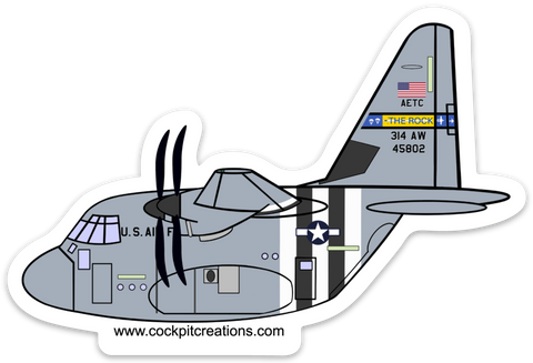 C-130 J D-Day LIT Sticker