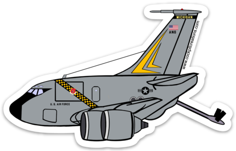 KC-135 Michigan ANG Sticker