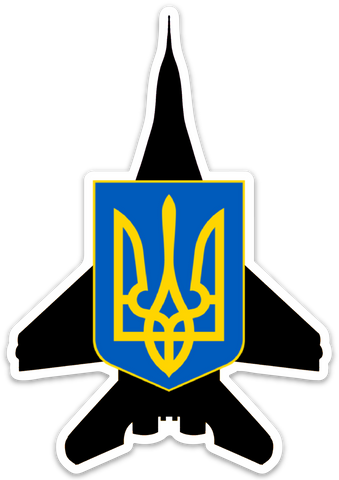 Mig-29 Ukraine Sticker