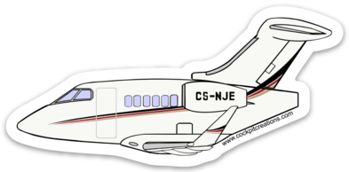 Challenger 350 NetJets Europe Sticker – Cockpit Creations
